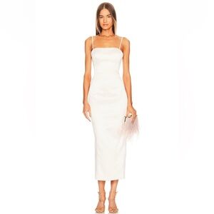 Michael Costello x Revolve Kanna Gown in Ivory